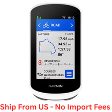 NEW Garmin Edge Explore 2 GPS Computer, Touchscreen Display, White, Free Ship