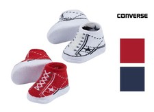 Converse One Star Infant Booties Socks-2 Pack 6-12 Months, Pink/ White