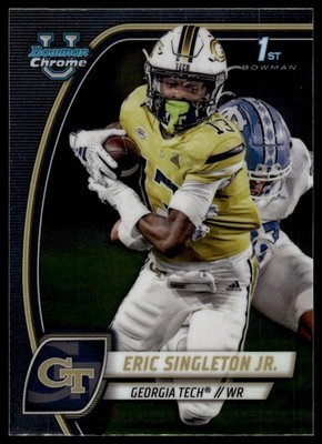 2024 Bowman University Chrome #71 Eric Singleton Jr.
