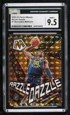 2022-23 Panini Mosaic Razzle Dazzle Bennedict Mathurin #7 CGC 9.5 Mint+ 2x0