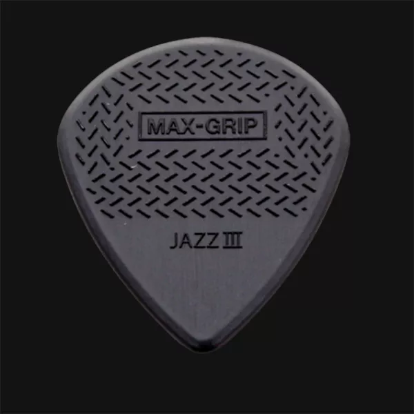Dunlop Max Grip Jazz III Guitar Picks Black 1 2 3 4 5 6 10 12 20
