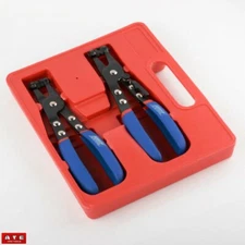  2 pc Hose Clamp Plier Set Fuel Oil Water Hose Auto Hand Pliers