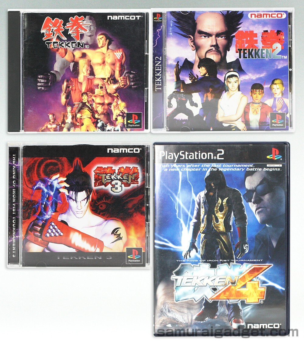 Tekken 1+2+3 (PS1) & Tekken 4 (PS2) 4Games [Japanese NTSC-J
