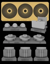 Greenstrawberry 1/32 Colonial Viper Intake & Nozzles TOS for Moebius kit
