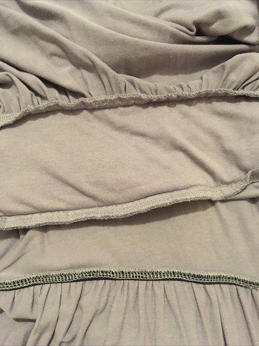 Graues Wickelkleid ärmellos Gr. XL Pull On mit Kettendetail - Bild 6 von 9
