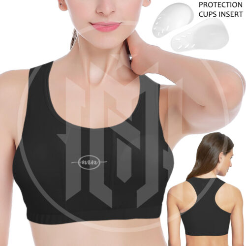 Ladies Chest Protector Guard Sports Bra with Cups Karate,Taekwondo,mma,Boxing - Picture 5 of 11