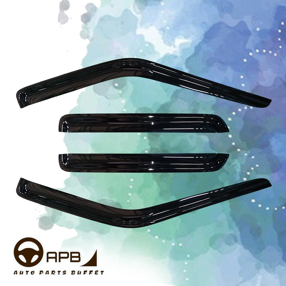 Дефлекторные козырьки для окон Nissan Pathfinder R50 1996-2004 годов выпуска защита от непогоды - Изображение 2 из 4