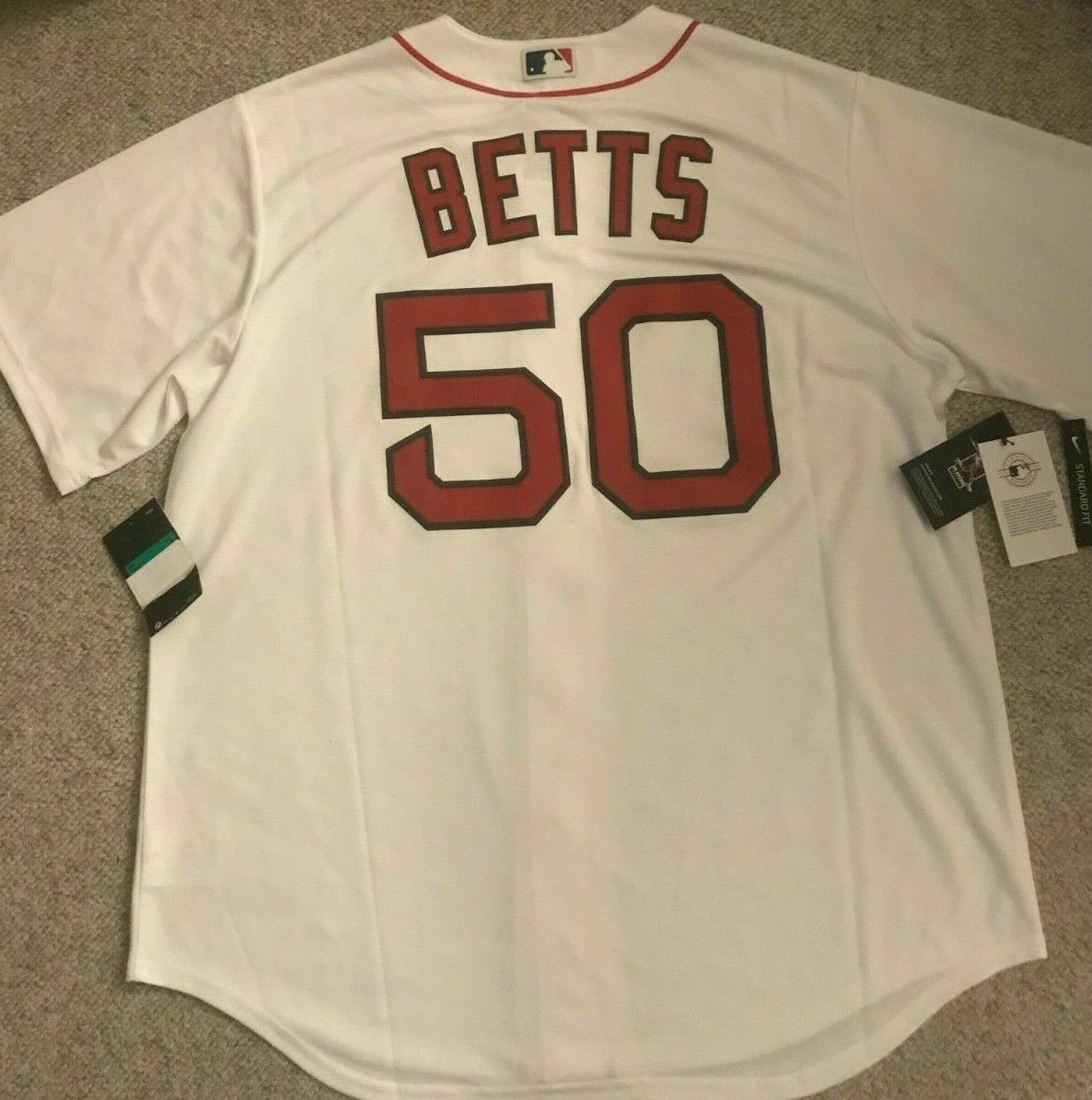 Betts 50 Baseball Shirt Jersey Player Number Fan Favorite 