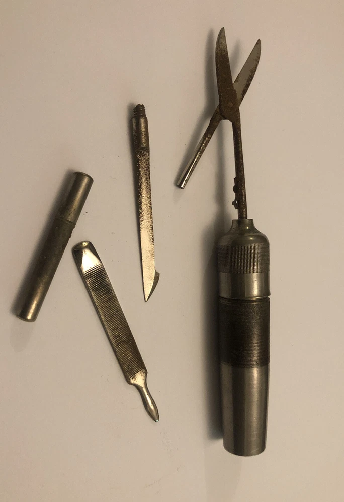 multi tool picnic Pocket VINTAGE antique Very Rare Old Multitool Manicure