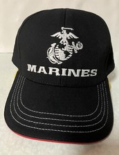USMC Marines Cap Hat Cover Eagle Globe and Anchor Logo Union Made In USA NWOT