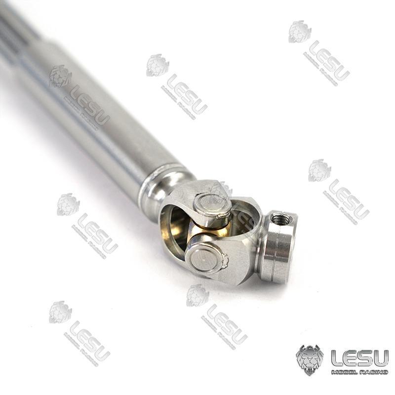 LESU 1/14 RC Tractor Truck Metal 64-71MM Drive Shaft for Tamiya
