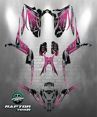 Yamaha Raptor 700-700R 2013-2023 Full Graphics kit Stikers Decals | eBay
