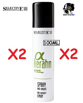 2X SELECTIVE PROFESSIONAL A KERATIN ANTI-MOISTURE KERATIN SPRAY 100ML