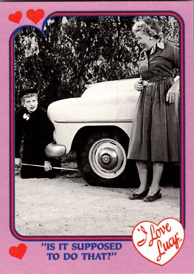 1991 I Love Lucy TV Show Trading Card #90 ''Is It Supposed to Do That?''