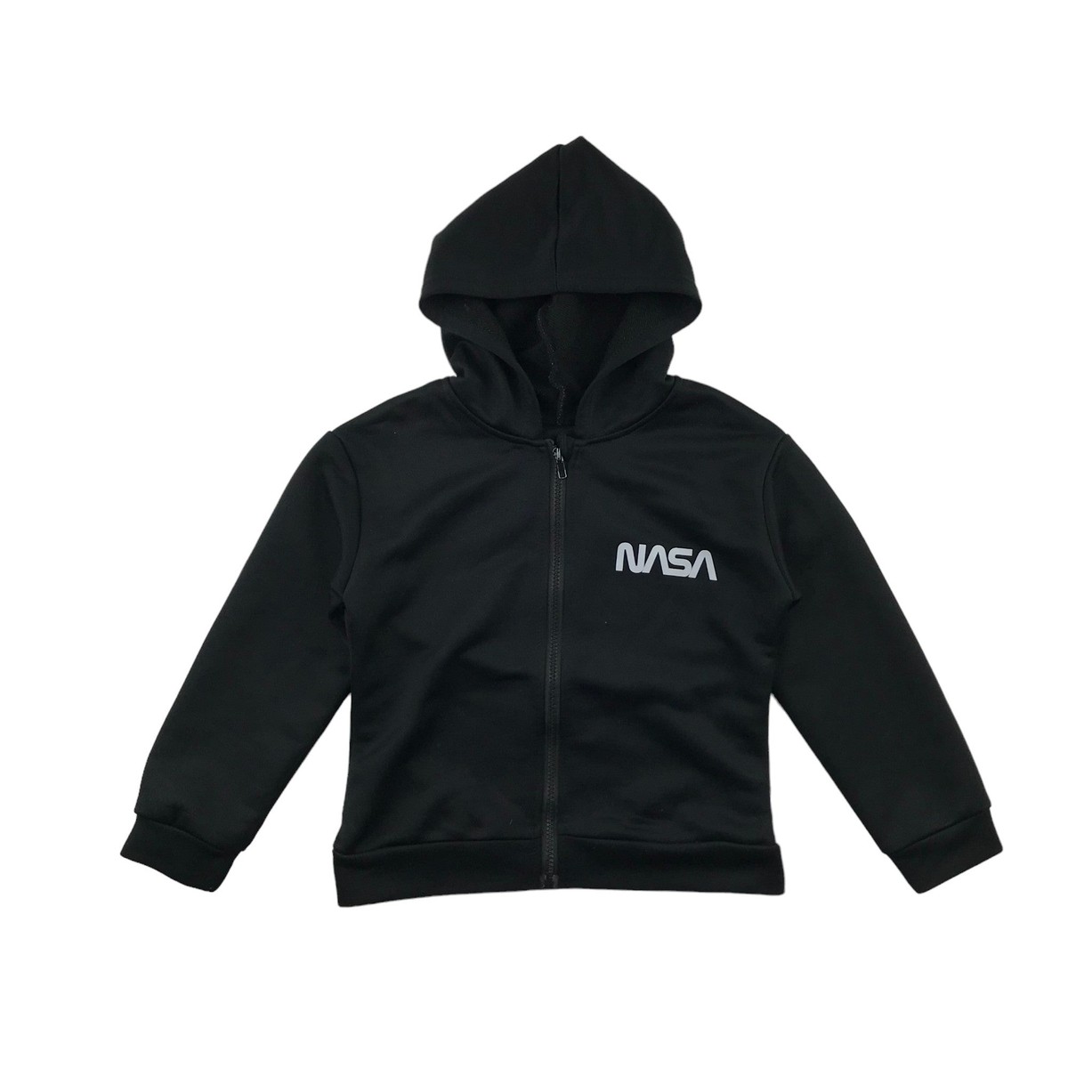 Shein hoodie 7-8 years black NASA full zipper UK