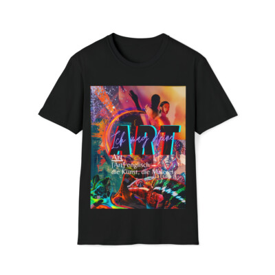 Unisex Damen und Herren TShirt Statementshirt ART Kunst