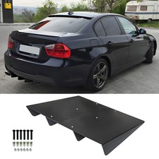 Rear Diffuser 4 Shark Fins Bumper Splitter Lower Spoiler For E90 325i 328i 330