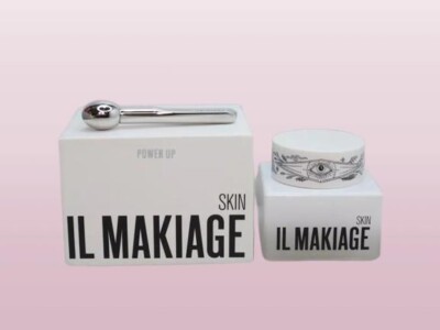 IL MAKIAG POWER UP EYE CREAM ANTI AGING BRIGHTNESS BOOSTING EYE TREATMENT 0.5 OZ