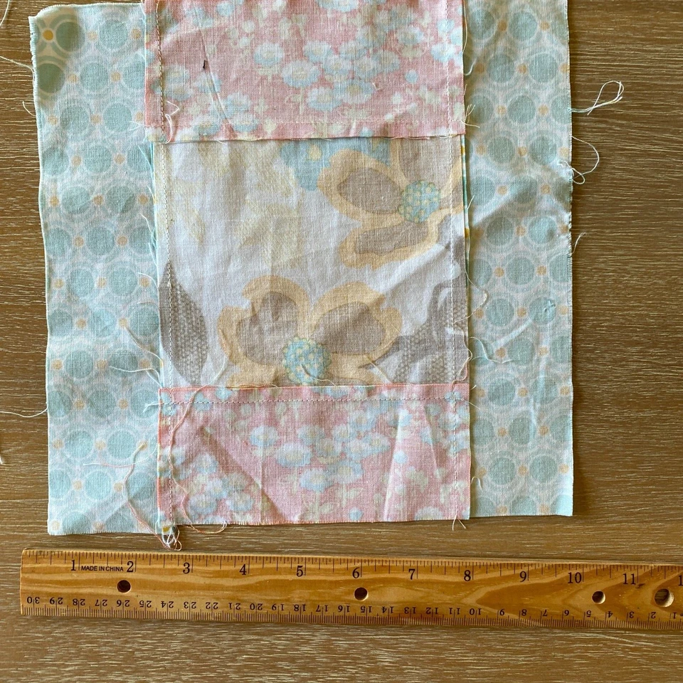 12 Patchwork Blocks 9” with Mixed Joel Dewberry Fabric - Quilt, Craft, Sew - Image 3 of 4