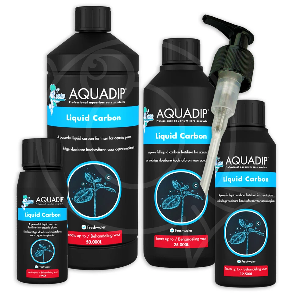 AQUADIP Liquid Carbon Plant Fertiliser CO2 EasyCarbo Treatment Aquarium Tank
