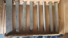 Vintage Disston Porter lathe turning tools, Set of 8