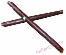 Indian Wood Wind Musical Instrument Algoza Bamboo Flute Big Size Alghoze Jorhi