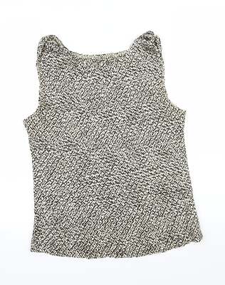 Casual Corner Annex Damen Tanktop Beige Polyestermischung Größe L