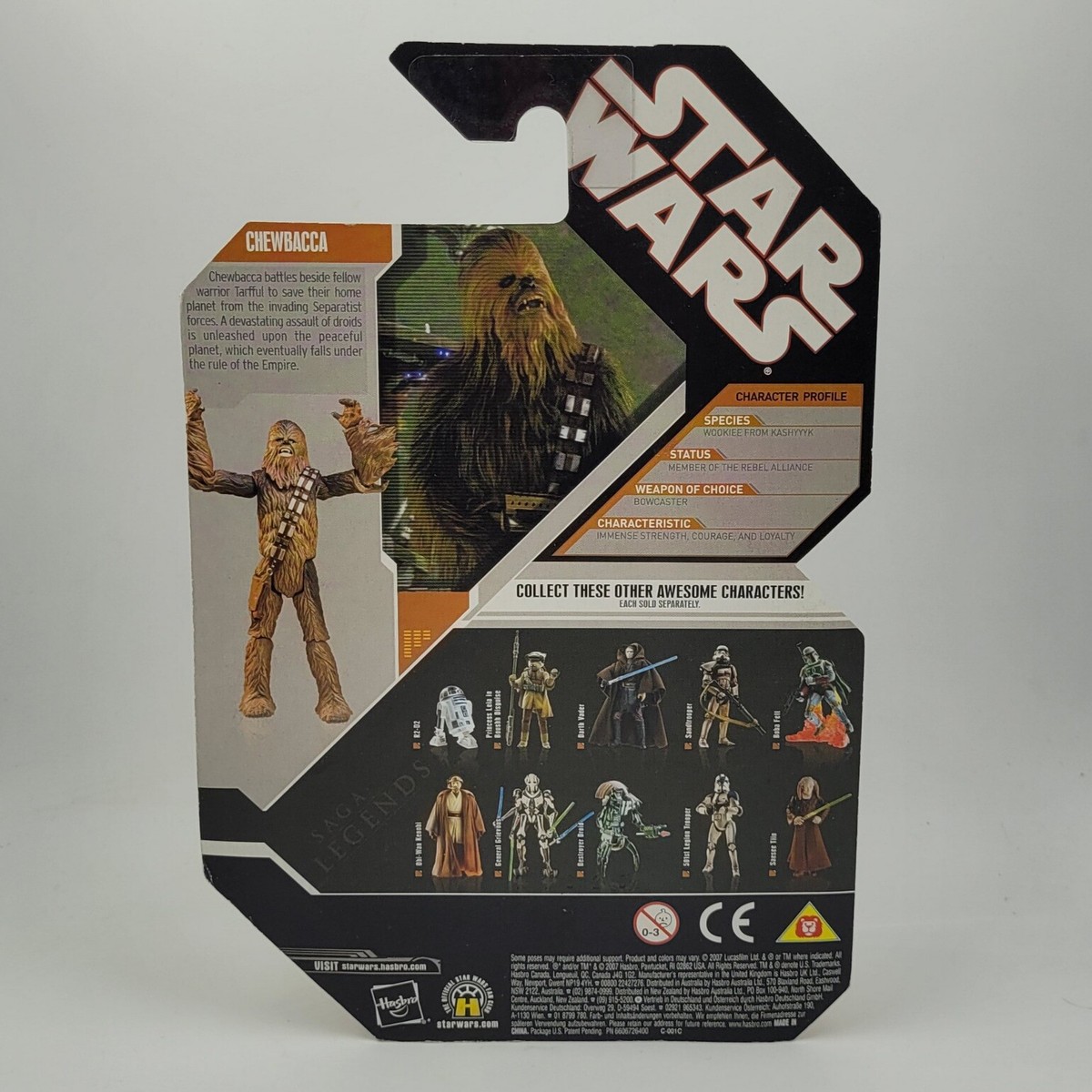 Star Wars 30th Anniversary TAC Saga Legends Chewbacaa | eBay