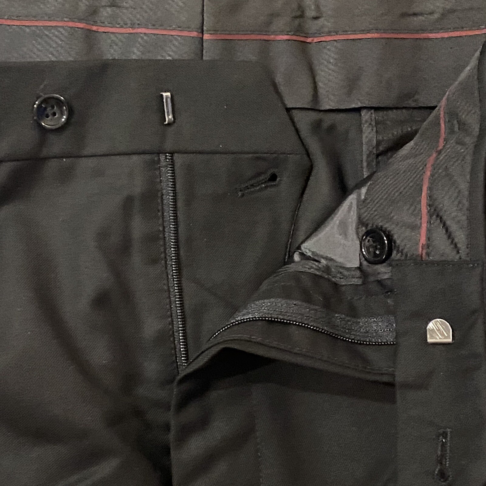 Men’s Hidden Expandable Waist Dress Pants 40w X 32 Premium Stretch