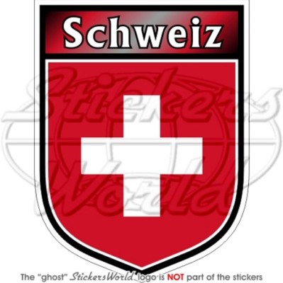 Switzerland sign Swiss Swiss 100mm car sticker, vinyl sticker decal