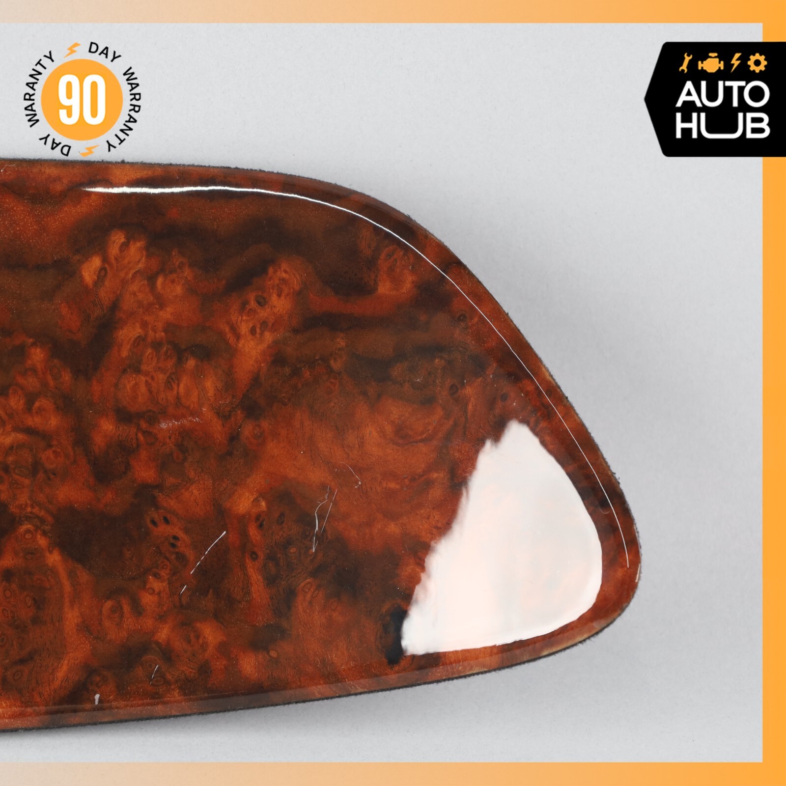 07-11 Bentley Continental GTC Rear Left Side Door Panel Trim Panel Wood OEM 62k