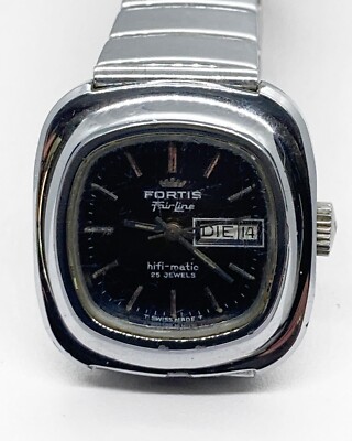 FORTIS FAIR LINE HI FI-MATIC 25 JEWELS LADY Vintage Uhr