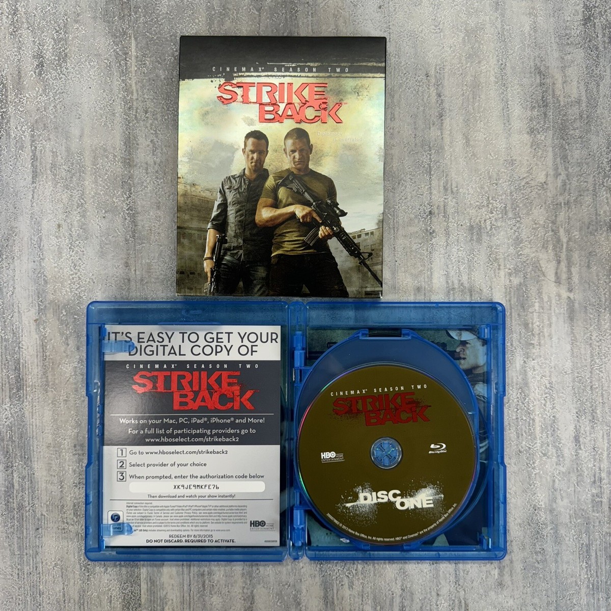 Strike Back: Cinemax Season Two Blu-ray+Digital Copy W/Slipcover
