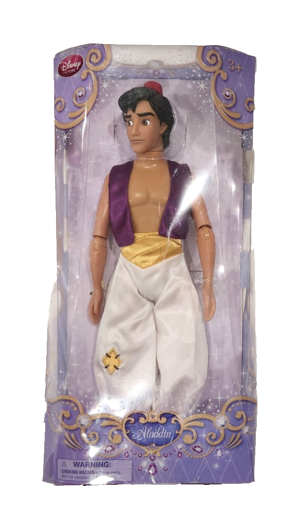 Disney Store Aladdin Doll Figure New Rare Sealed Classic Prince