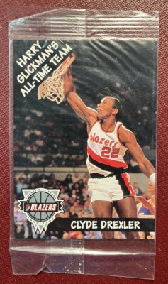 Clyde Drexler 1994-95 FRANZ Glickman s All-Time Team Card In Original Package