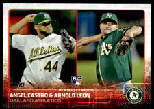 2015 Topps Update Series - Rookie Combos #US193 Angel Castro, Arnold Leon (RC)