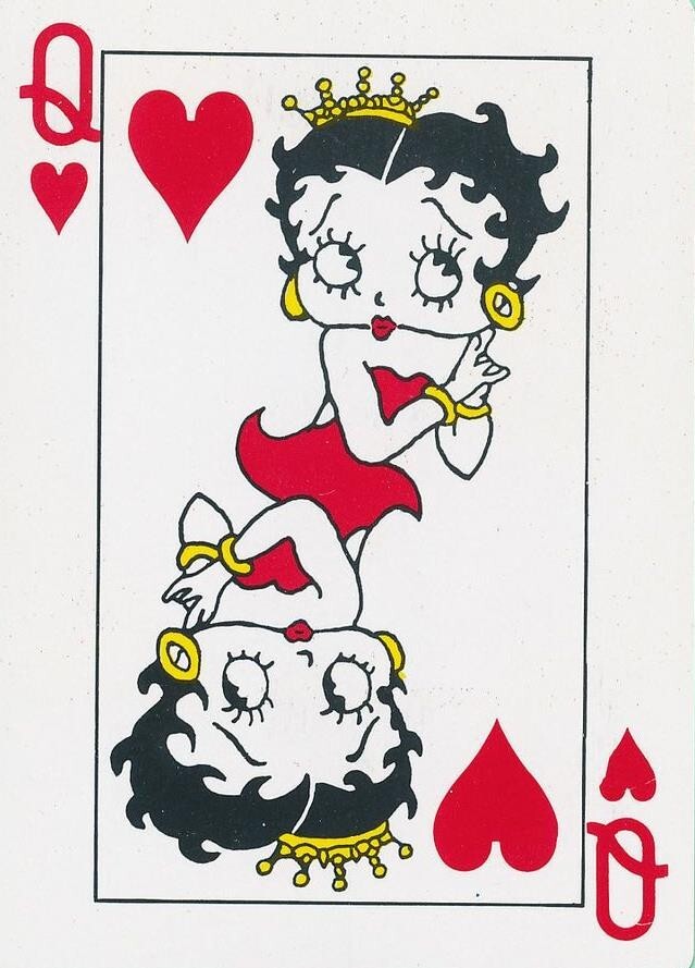 Boop # 13 Queen of Hearts 8 x 10 Tee Shirt Iron On Transfer