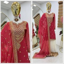 INDIAN BOLLYWOOD DESIGNER SALWAR KAMEEZ WEAR WEDDING PARTY PAKISTANI DRESS SUIT