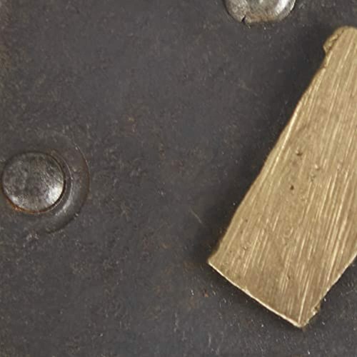 Deco 79 Vintage Metal Solid Lock And Key, 1" x 3" x 2", Grey - Picture 9 of 10