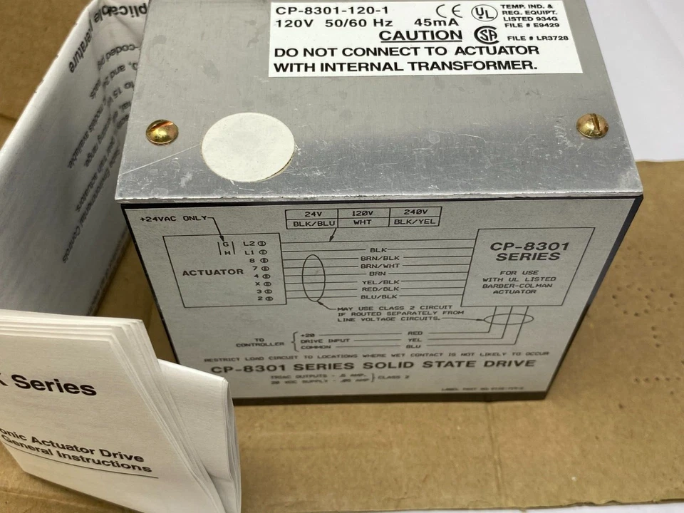 Invensys CP-8301-120-1 120V Solid State Actuator Drive w/1/15VDC Input In Box - Image 2 of 4