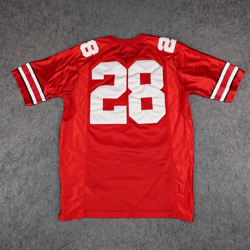 Ohio State Buckeyes Football Jersey Mens Medium Nike Authentic Sewn Beanie Wells - Picture 2 of 15