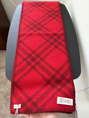 NWT! $550 Burberry Tri Bar Equestrian Knight Check Wool
