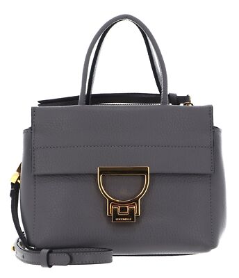 COCCINELLE Arlettis Handbag Handtasche Umhängetasche Tasche Grafite grau Neu