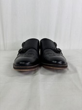 Johnston Murphy Black Monk Strap Mens Leather Shoes 10 M