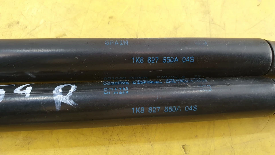 PAR DE PUNTALES DE GASOLINA VW SCIROCCO GT 2.0 TDI 1.4 TFSI 08-14 BOTAS PORTÓN TRASERO 1K8827550A Foto 4 de 4