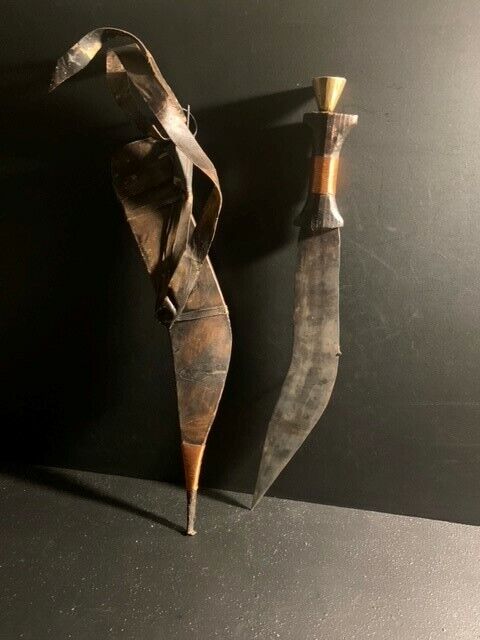 OLD AFRICAN KNIFE DANAKIL, AFARS PEOPLE, HORN OF AFRICA