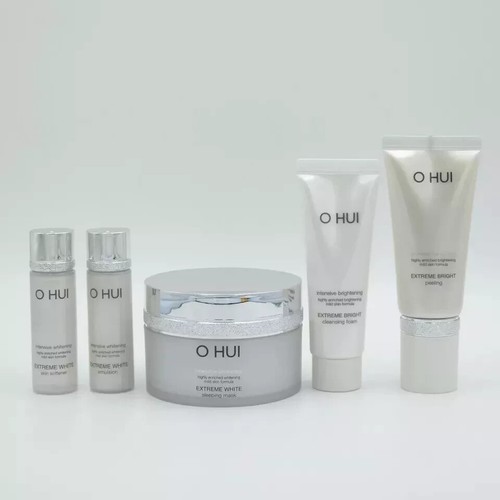 O HUI Extreme White Sleeping Mask Special Set 5 Items Whitening Cream K-Beauty - Picture 3 of 11