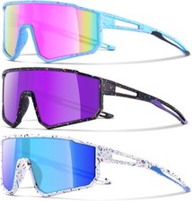3PACK Kids Sunglasses, UV400 Protection for 8-14 Years Old