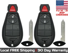 Lot of 2x New Replacement Keyless Remote Key Fob for JEEP CHEROKEE 2014 - 2021