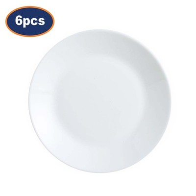 Dessertteller Luminarc Zelie weiß Glas 18 cm Salat Beilagen Geschirr 6er Set